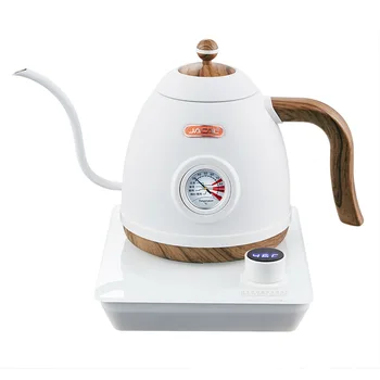 0,8 L Fierbător Electric Gooseneck Mână de Cafea Preparată Oală de Control al Temperaturii Ceainic din Oțel Inoxidabil Ceainic cu Termometru 220V