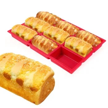 1 buc 9 Găuri 3D Silicon Tort Mucegai Rezistenta la Temperaturi Ridicate Sugarcraft Pâine Fondant de Copt Tort Mucegai DIY