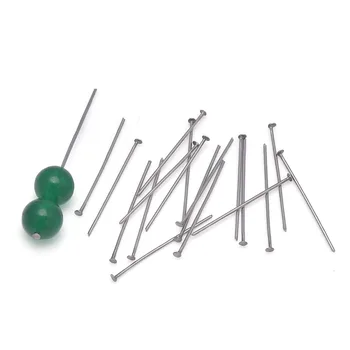 10-100buc/sac 20 25 30 40 70 mm Ace cu Cap Plat din otel Inoxidabil Headpins Pentru Bijuterii Constatările Face DIY Consumabile