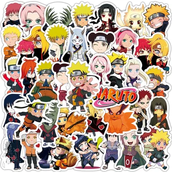 10/30/50pcs Naruto Graffiti Autocolante Uzumaki Naruto Kakashi Uchiha Sasuke Itachi Kawaii Desene animate Impermeabil Stiker, Jucarii en-Gros