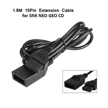 15Pin Cablu de Extensie pentru SNK Neo Geo Tampoane de Joc Conector de Cablu de Sârmă pentru SNK FC NEO GEO CD Ocupe de Controler de 1,8 m/5.9 ft
