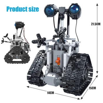 2021 Orașului PERETE E Creativ RC Robot Electric Blocuri de Construcție de înaltă tehnologie de Control de la Distanță Inteligent Robot de Cărămizi Jucarii Pentru Copii