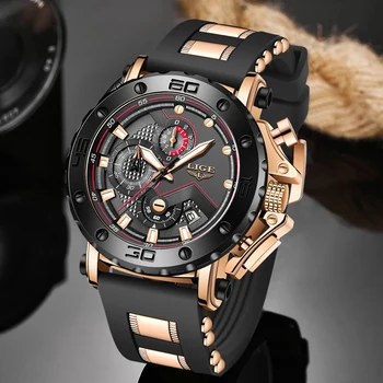 2022 LIGE Luxury Mens Ceasuri Originale Caz Cadran Mare Grijă de Oameni de Afaceri Ceas de mână Ceas Sport pentru Barbati Relogio Masculino+Cutie