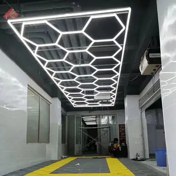 2022 Vânzare Fierbinte Hexagon de Iluminat de tip Fagure Lampa pentru Garaj Detaliază