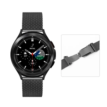 20mm Milanese curea pentru Samsung Galaxy Watch 5 4 40mm 44mm fluture de Metal cataramă de curea pentru Galaxy Watch4 Clasic 42mm 46mm trupa