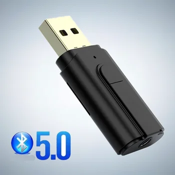3 ÎN 1 Bluetooth USB 5.0 Adaptor Transmițător Receptor Bluetooth Audio pentru PC, Difuzor Receptor de Muzică Adaptor USB Cititor de Card SD