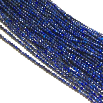 3mm Piatra Naturala Lapis Lazuli Margele Mici Fațete Secțiunea Margele Vrac pentru a Face Bijuterii DIY Brățară Colier Accesorii