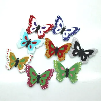 50pc Amestecat Fluture cu Butoane Pentru Haine de Tricotat Ace Meserii Cusut Scrapbooking DIY Tesatura Manual Butoane