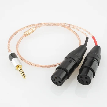 8Cores 4.4 mm Mufă pentru Dual XLR 3Pin de sex Feminin/Masculin Conector Audio Cablu Adaptor