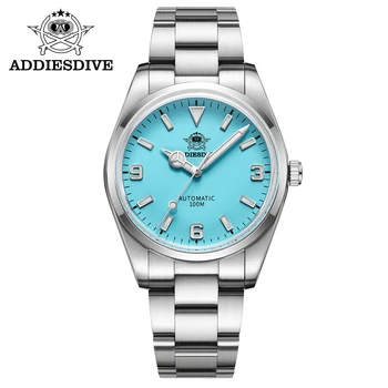 ADDIESDIVE noi Explorer scufundări bărbați ceas mecanic AD2112 de lux safir de sticlă 10bar impermeabil ceas automatic reloj hombre