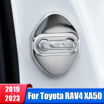 Auto Door Lock Catarama Protector de Acoperire Pentru Toyota RAV4 2019 2020 2021 2022 2023 RAV 4 XA50 Hibrid Accesorii din Oțel Inoxidabil