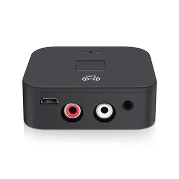 Bluetooth 5.0 RCA Receptor Audio APTX 3.5 mm AUX Jack Muzică Wireless Adaptor Bluetooth cu NFC pentru TV Auto Boxe de Calculator