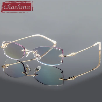 Chashma pentru Femei Brand Cadru Gradul Ochelari Pahare Transparente Femei Diamond Lentile Nuanță oculos de grau feminino