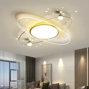 design nou cerul înstelat cu led-uri Moderne Candelabru pentru camera de zi de pat cameră de decorare acasă Candelabre de Aur/Negru Candelabru de iluminat