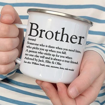 Fratele Definiție cupa micul dejun cumnatul Cani de Cafea Cesti de Ceai Frate Frate de Lapte Cana Cadou de Ziua de nastere pentru Frate