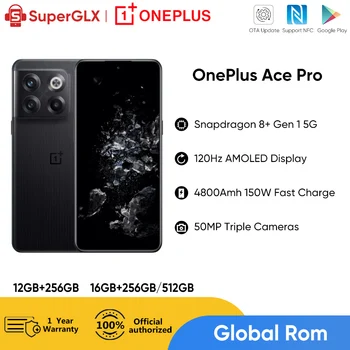 Global Rom OnePlus Ace Pro 5G 10T 10 T Smartphone 150W Supervooc Taxa 4800mAh 6.7 AMOLED 50MP Triplă Camere de telefon Mobil