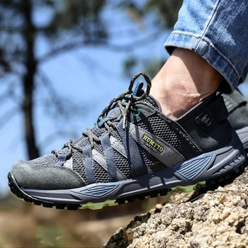 HUMTTO Drumeții Pantofi pentru Bărbați primăvară în aer liber de Sport Alpinism Pantofi de vânătoare BreathableTrekking Adidași turism cizme pantofi de mers pe jos