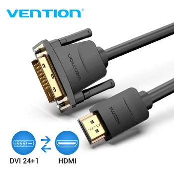 Intervenție HDMI la DVI Cablu de 1m 2m 3m 5m DVI-D 24+1 Pin Suport 1080P 3D Cablu HDMI de Mare Viteză pentru LCD, DVD, HDTV XBOX Proiector PS3