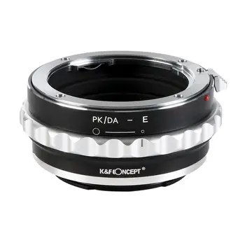K&F Concept adaptor pentru Pentax DA K mount lens a E muntele a9 A7R3 a7r2 a7m3 a7m2 a6500 a6300 a6400 a73 a7R3 NEX3 NEX5 PK/DA-E