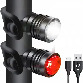 LED Biciclete Lumina USB Reîncărcabilă Biciclete MTB Spate Lumini de Noapte cu Bicicleta Avertizare de Siguranță Lanterna Lanterna Drum Accesorii pentru Biciclete