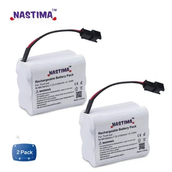 NASTIMA 2Pack 7.2 V 2100mAh NI-MH Audio Acumulator de schimb pentru Tivoli PAL iPAL Radio (D-1, D-2, D-3 Compatibil 2 Fire)