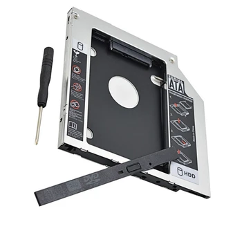NOI 9.5 mm SATA 2 SSD HDD Caddy pentru HP EliteBook 2530p 2540p DVD-ROM, Hard Disk Drive Caddy
