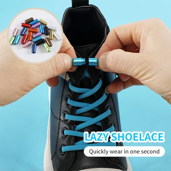 Noi Elastic Inchidere cu Sireturi Apartamente Nu Lega Șiretul Rapid Adidasi Inchidere cu șireturi de Pantofi pentru Copii Pantofi dantela Siruri de caractere
