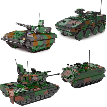 Noi Xingbao Armă Militară Serie WW2 Jucării de Vehicul de Luptă Blindat Seturi de Blocuri MOC Cărămizi Rezervor Model Truse de Jucării