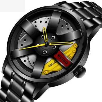 Noul Brand Automată Bărbați Cuarț Ceas pentru Ferrary Racing Wheel Hub Ceas Tendință Non-Mecanice Tineret Student Sport Ceas de mână