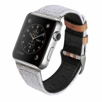 Nylon canvas curea pentru Apple watch band 38/44/40/41/42// 44/ 45mm sport smartwatch-bratara bratara curea pentru iwatch 7