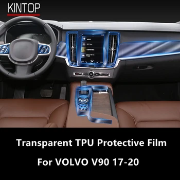 Pentru VOLVO V90 17-20 Auto Interior Consola centrala Transparent TPU Folie de Protectie Anti-scratch Repair Filmul Accesorii Refit