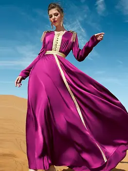 Ramadan Marocan Caftan Rochii De Seara Pentru Femei Dubai Abaya Arabă Turcia Islam, Musulman Rochie Femme Longue Vestidos Caftan