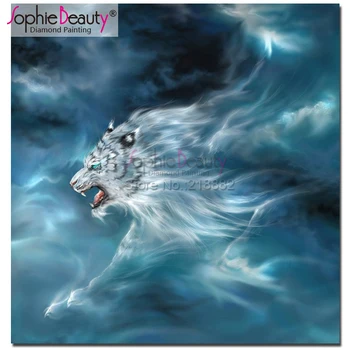 Sophie Frumusete Diy Diamant Pictura Cruciulițe Tigru Animal Stras Broderie Mozaic De Camera De Decorare Cadouri Lucru Manual C636