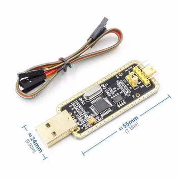 USB to TTL Adaptor USB to Serial Converter pentru Proiecte de Dezvoltare - Cu Autentic FTDI USB UART IC FT232RL