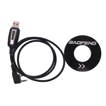 Ușor USB Cablu de Programare pentru BAOFENG UV5R/888s Walkie Talkie Cablu cu Driver Firmware Sârmă