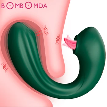 Vaginul Fraier Vibrator Limba Lins Sex Oral De Aspirație Stimulare Clitoris Sex Feminin Masturbari Erotic Clit Sucker Jucărie Pentru Femei