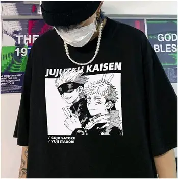Vara Noi Jujutsu Kaisen feman Anime Japonez Gojo Satoru kakashi Pierde T-shirt Doamnelor Desene animate Strada în partea de sus