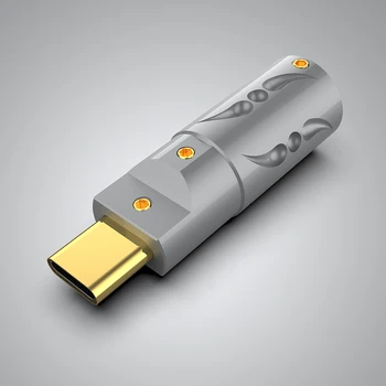 VIBORG VT08 Placat cu Aur de Tip C Tip C-C USB 3.1 High End Conector USB Brass Plug de sex Masculin de Sudare de Tip USB-C pentru DIY Cablu USB