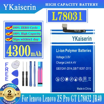 YKaiserin Top Brand 100% Nou L78031 L78032 Bateriei pentru Lenovo Z5 Pro Z5pro /Z5 Pro GT Z5pro GT Batteria + Track NR