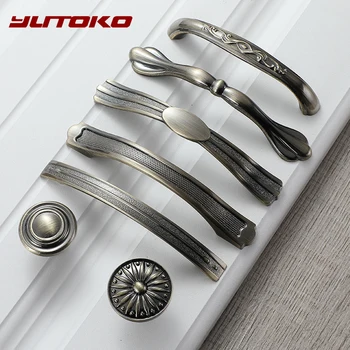 YUTOKO Cabinet Mânere și Butoane Bronz Antic Metal Sertar Trage de Epocă Dulap de Bucătărie Mâner Mânere de Mobilier Hardware
